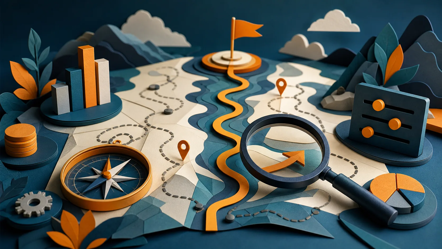 Ilustração editorial para Consultoria de Google Ads para empresas
