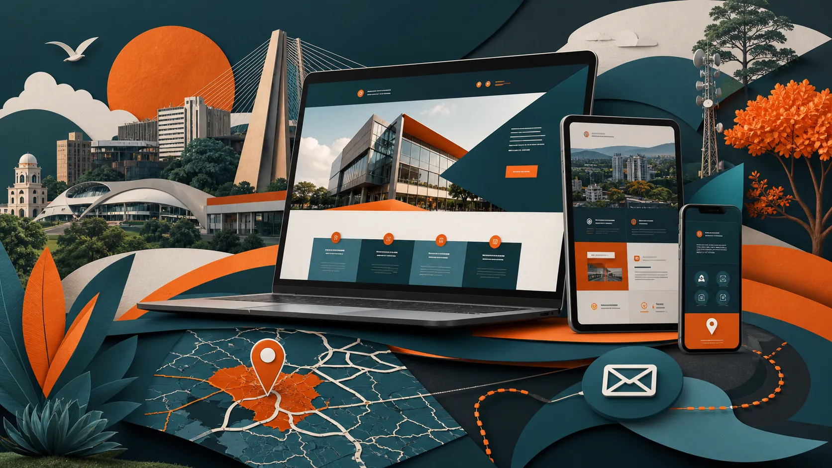 Empresa de Campinas apresentada por um site rápido, responsivo e comercial